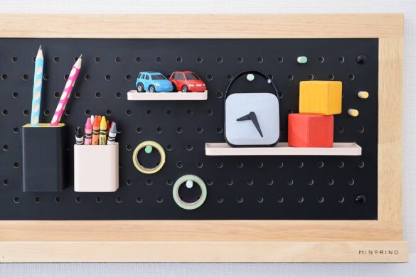 【知育×3Dプリンター】子どもとつくる、わたしだけのおうちアトリエ。「MINORINO PEGBOARD ACCESSORIES」から...