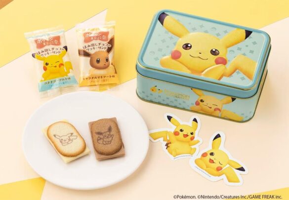 【ポケモン東京ばな奈】ピカチュウデザインのスペシャルなクッキー缶、公式通販に登場。おすましポーズが可愛すぎるステッカー付おやつBOX