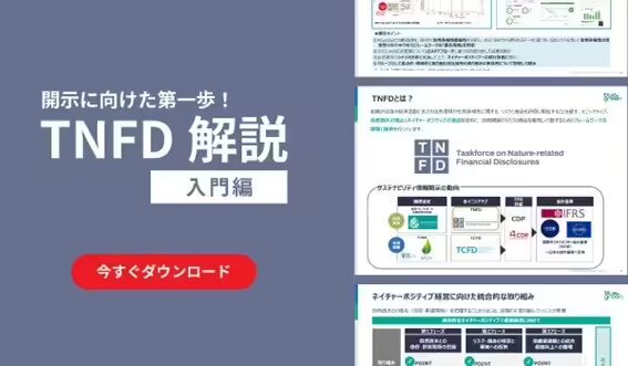 【資料公開】初心者必見！TNFDってなに？自社も対応必要か？徹底解説