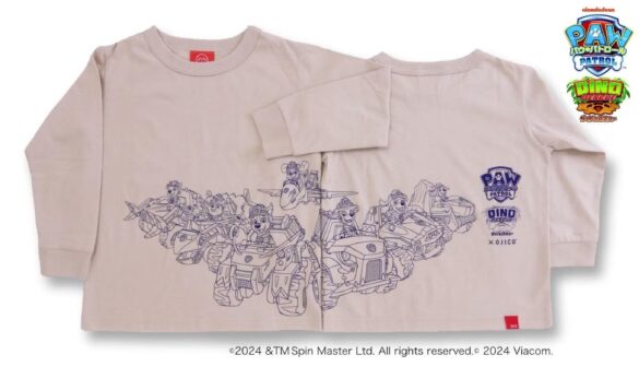 「パウ・パトロールTM×OJICO」の長袖Tシャツ発売！お揃いデザインのバッグが付録のGakken Mook「パウ・パトロール　パワフルブック」も登場☆