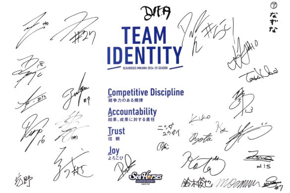 ☆2024-25シーズン　『TEAM IDENTITY』発表☆