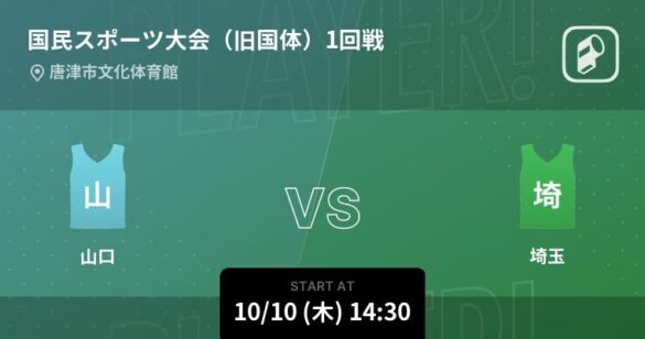 2024年に生まれ変わった国民スポーツ大会バスケットボール競技会(旧国体)の注目試合をPlayer!がリアルタイム速報！