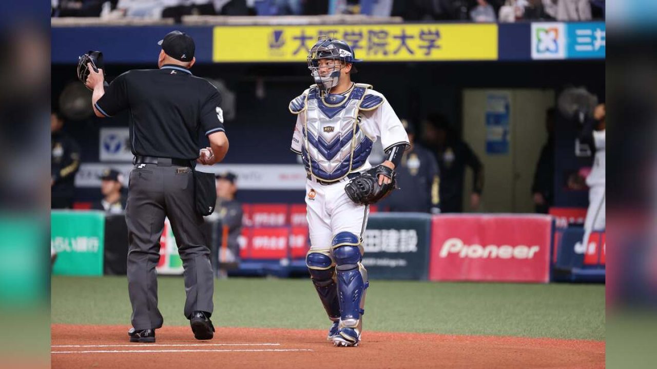 バット オリックスバファローズ　森友哉 選手 支給 たーし | 個人的に森くんはキャッチャーしてる時が1番かっこいい